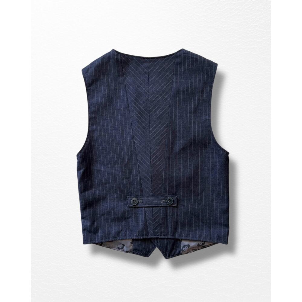 Appaman Pinstriped Tailored Vest, Size 5 - Picture 2 of 9